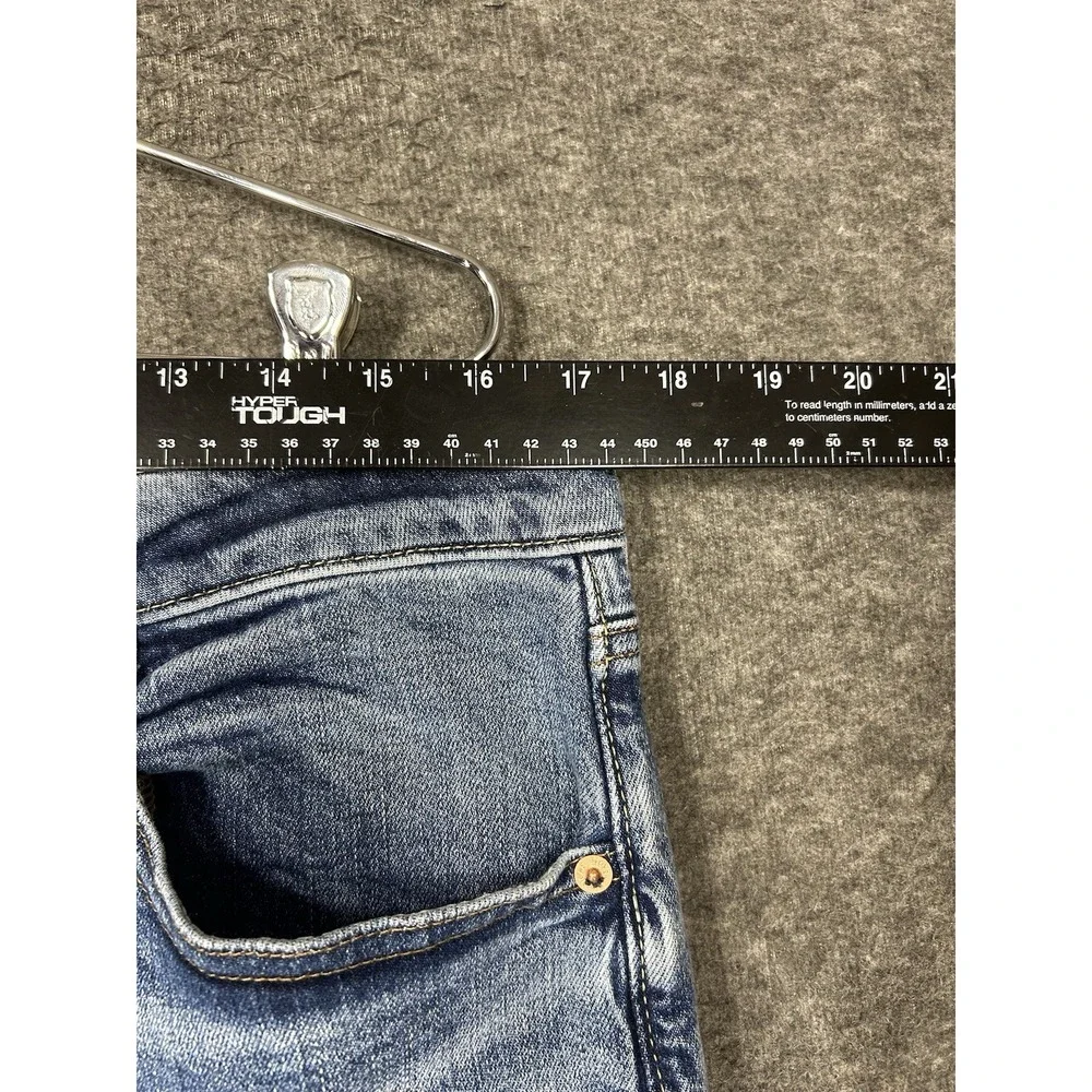 American Eagle Jeans Mens 34x30 (fits 34x29) Whiskering Airflex Original Bootcut